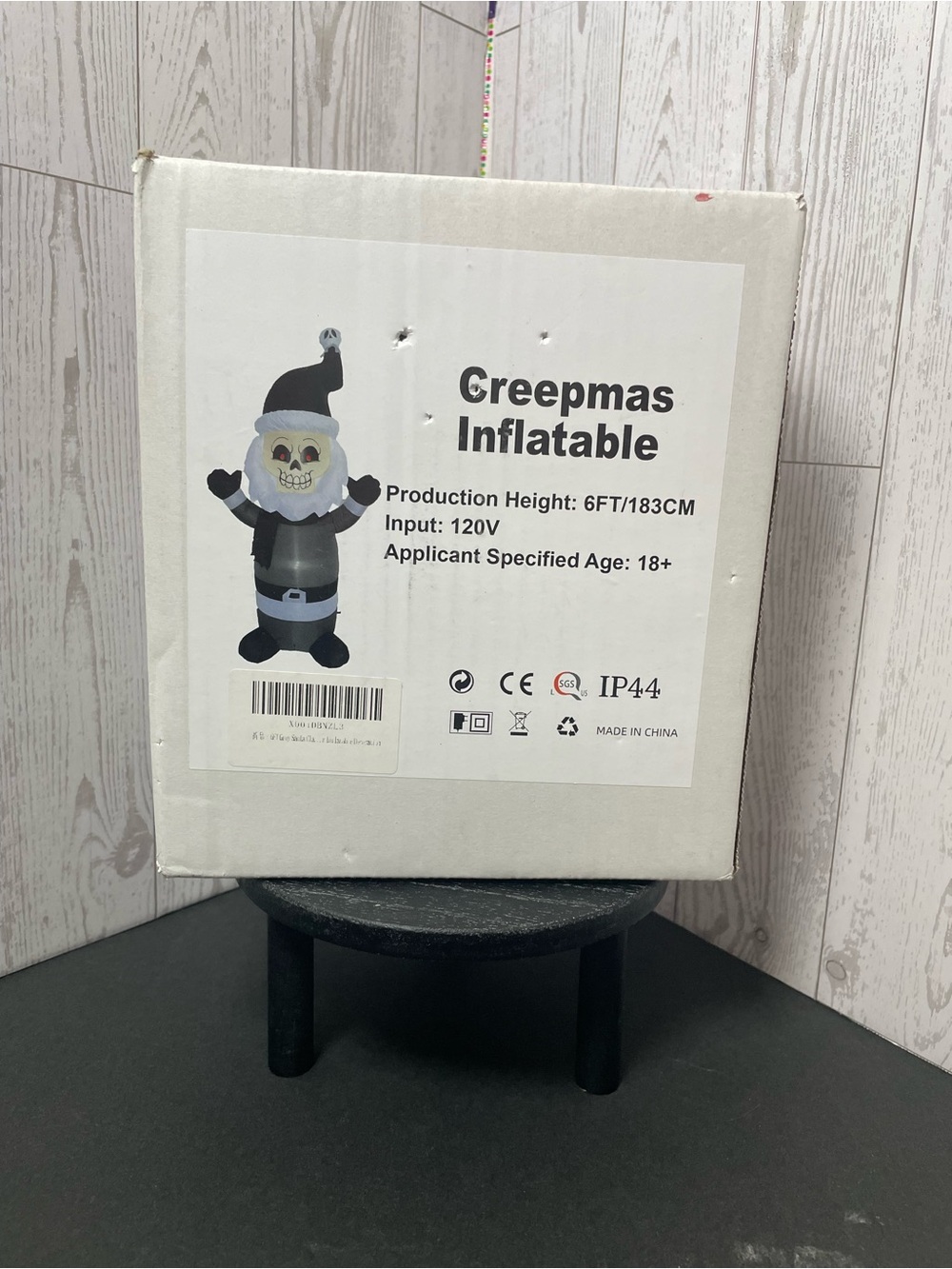 Creepmas Inflatable Halloween Santa Decoration